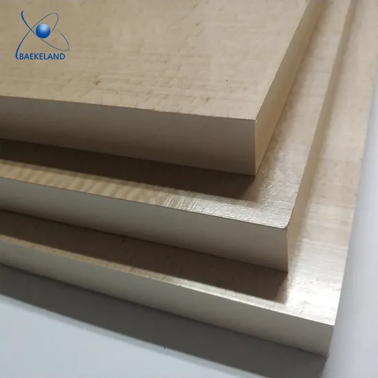 Customized Size 8mm Extruded Natural PPS Sheet High Mechanical Strength 3