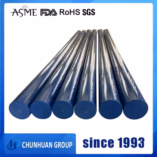 Heat Resistance Continuous Extrusion Blue Peek Rods