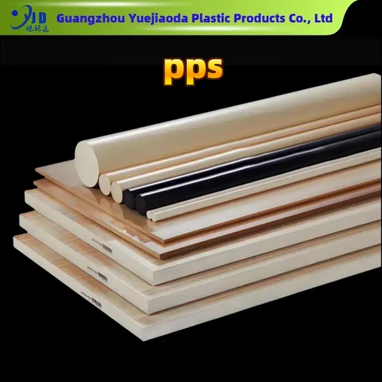 Natural Color PPS Sheet, Black PPS Rod, Polyphenylene Sulfide (PPS) , Glass Fiber Reinforced (GF30
