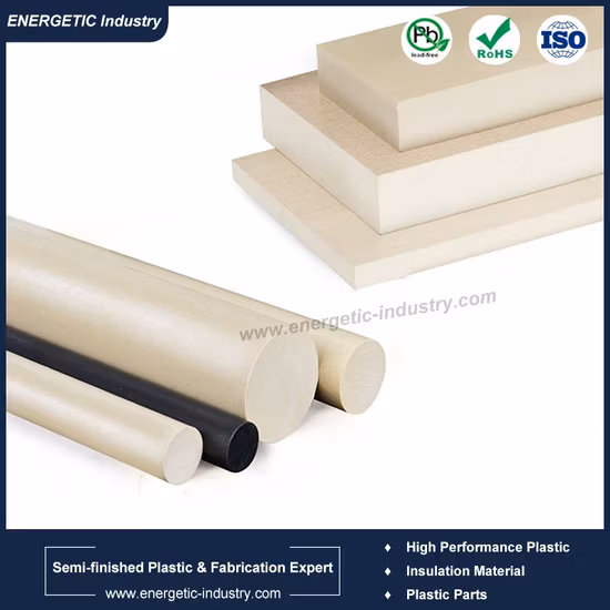 Factory Direct Sale White Black Extruded PTFE Peek Rod Solid Plastic Rod