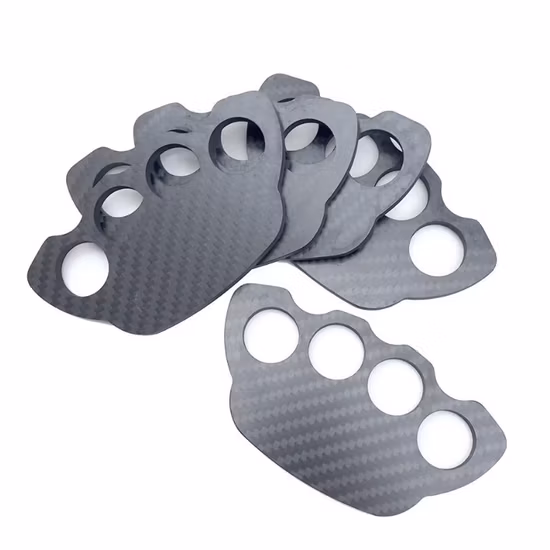 Thermoplastic Peek Composite Carbon Fiber Sheet CNC Cutting