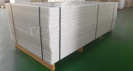 Factory Sales Wearable White POM Sheet Plate 